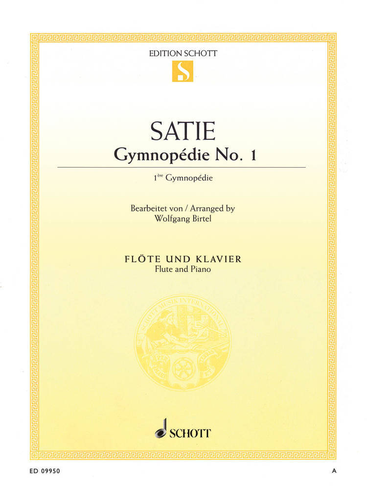 Gymnopedie No.1 - Satie/Birtel - Flute/Piano