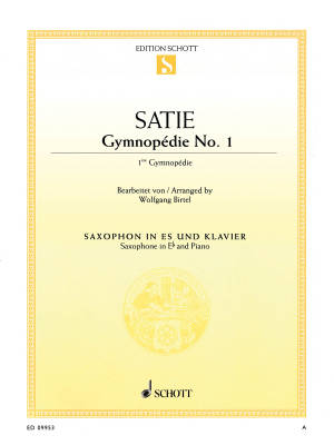 Schott - Gymnopedie No.1 - Satie/Birtel - Alto Saxophone/Piano