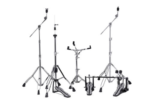 Mapex - Mars 5 Piece Hardware Pack with Double Pedal - Chrome