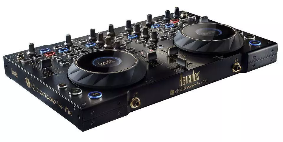 DJ Console 4-MX w/Virtual DJ - Black