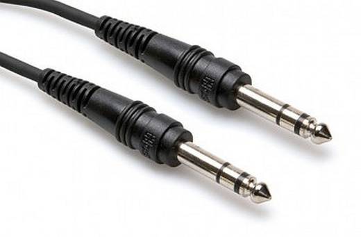 Hosa - Single Cable, Stereo 1/4 TRS to Same, Phono,10 ft