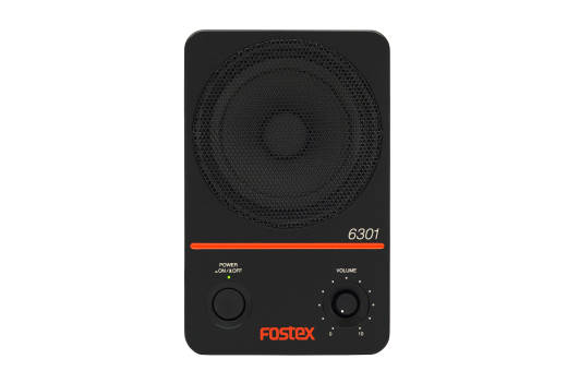Fostex - 6301NE 4-inch 25 Watt Active Monitor Speaker (Single)
