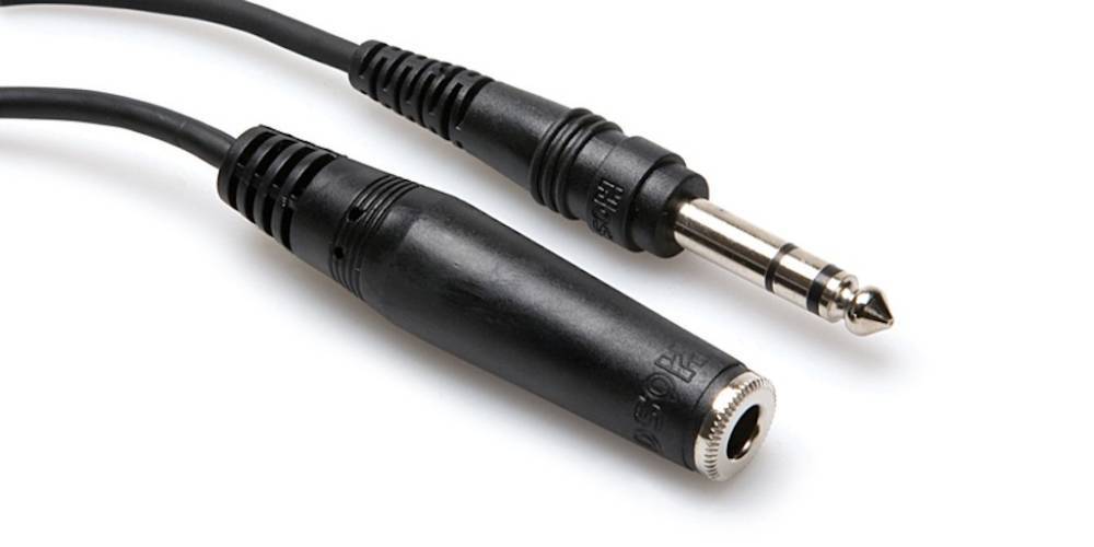 Straight Headset Extension 1/4\'\' TRS (F) to 1/4\'\' TRS (M) - 25 foot