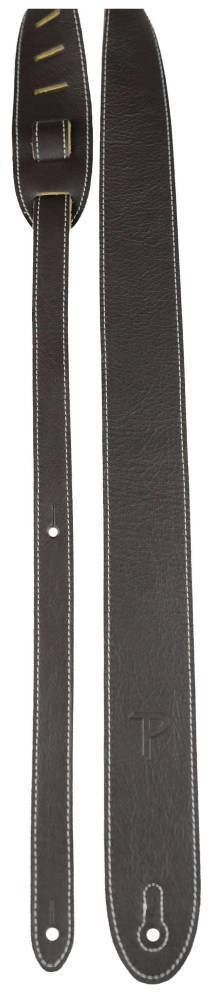 Sangle de guitare de luxe de 2 po en cuir souple