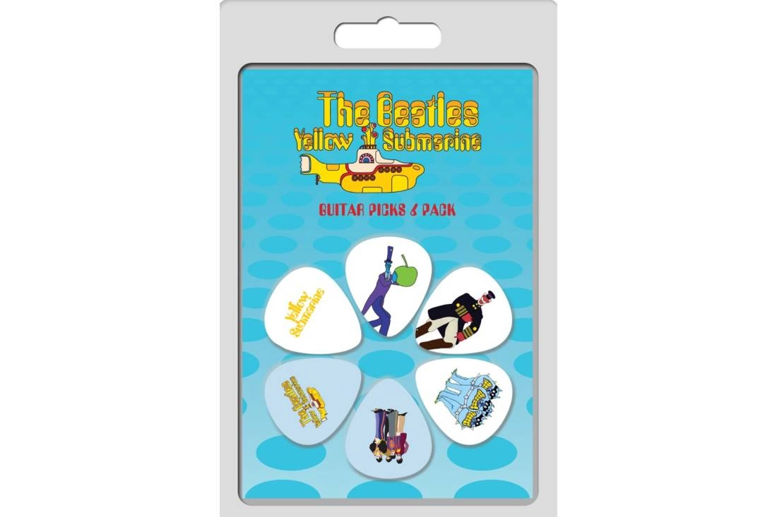 The Beatles Yellow Submarine Guitar Picks 6 Pack