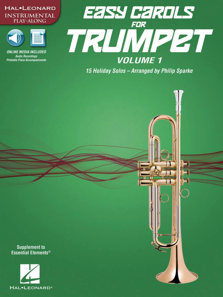 Easy Carols for Trumpet, Vol. 1 - Book/Media Online