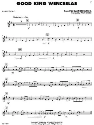 Easy Carols for Baritone T.C., Vol. 1 - Book/Media Online