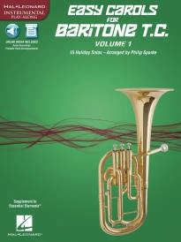 Hal Leonard - Easy Carols for Baritone T.C., Vol. 1 - Book/Media Online