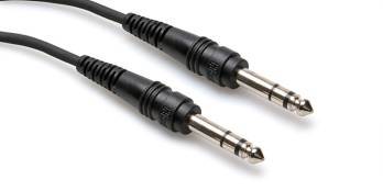 Hosa - Single Cable, Stereo 1/4 TRS to Same, Phono, 3ft