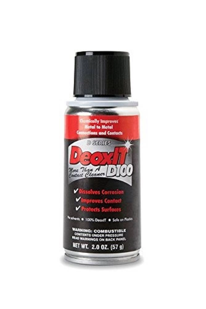 Caig DeoxIT Contact Cleaner, 2 oz (Metered One-Shot Spray)