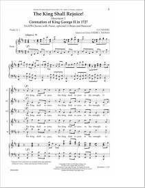 The King Shall Rejoice! - Handel/Thomas - SAATB