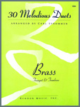 30 Melodious Duets - Various/Strommen - Trumpet, Trombone Duet - Book