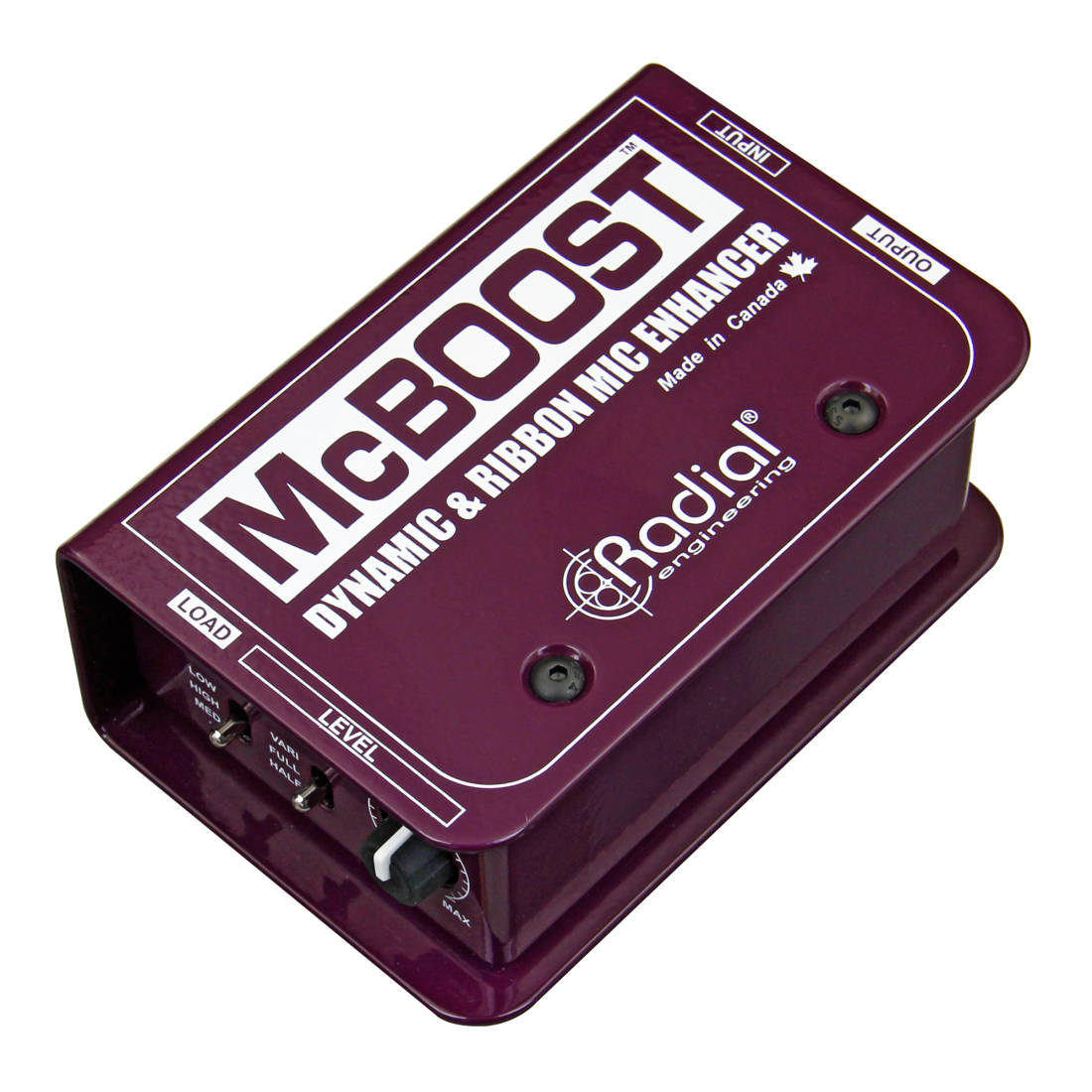 McBoost 25dB Signal Booster for Dynamic & Ribbon Microphones