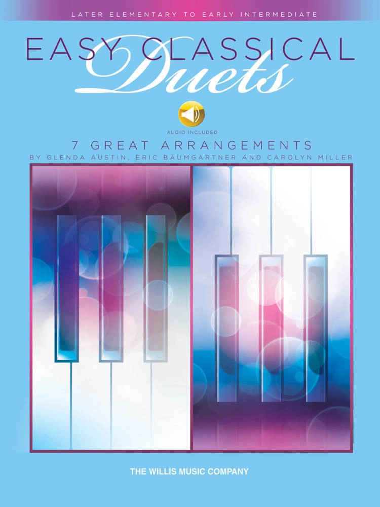 Easy Classical Duets - Piano Duet (1 Piano, 4 Hands) - Book/Audio Online