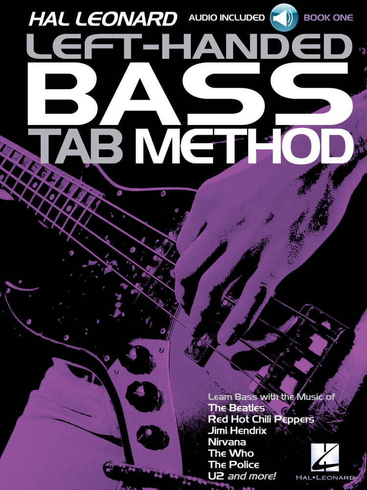 Left-Handed Bass Tab Method - Book 1 - Wills - Book/Audio Online