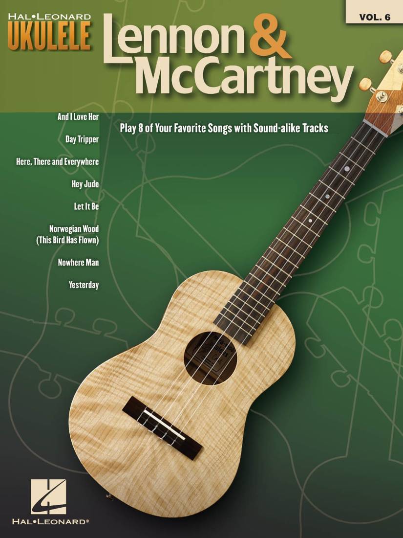 Lennon & McCartney: Ukulele Play-Along Volume 6 - Book/Audio Online