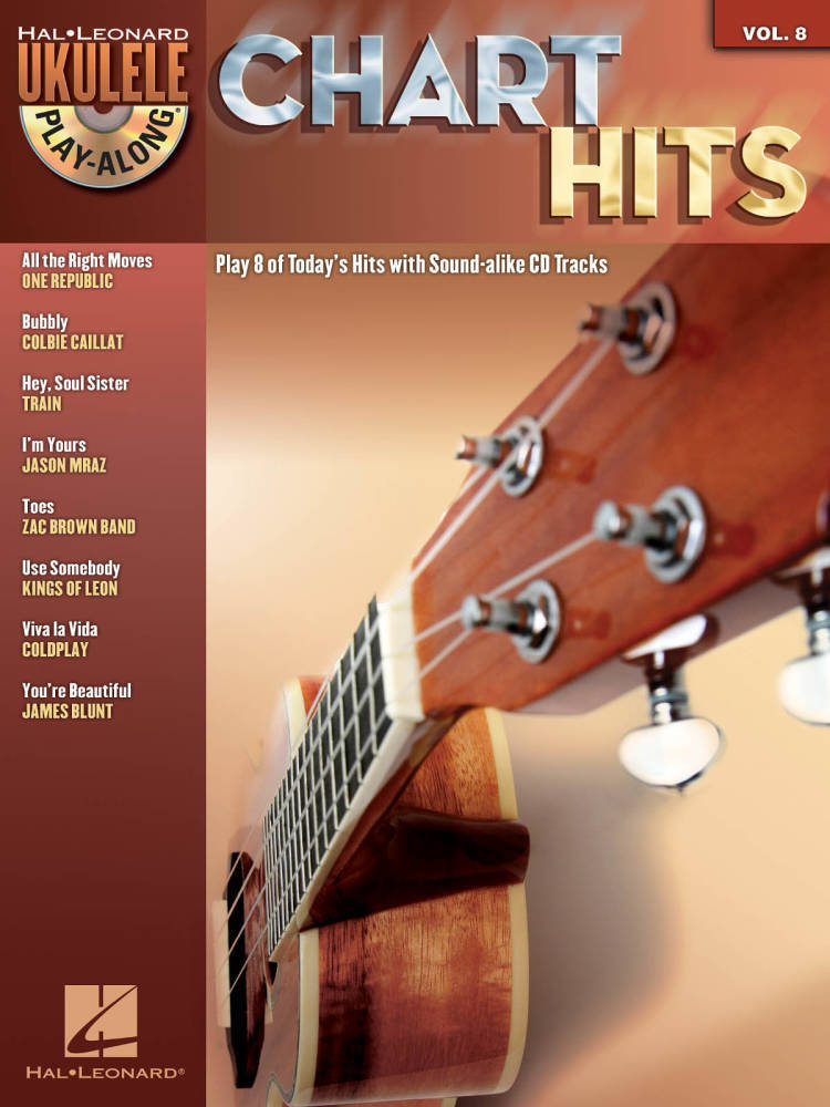 Chart Hits: Ukulele Play-Along Volume 8 - Book/CD