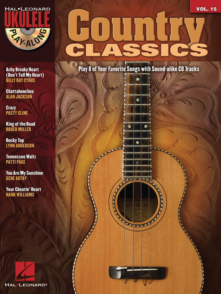 Country Classics: Ukulele Play-Along Volume 15 - Book/CD