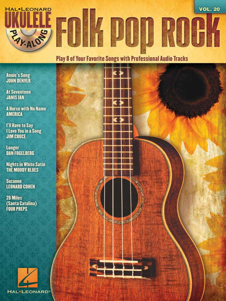 Folk Pop Rock: Ukulele Play-Along Volume 20 - Book/CD