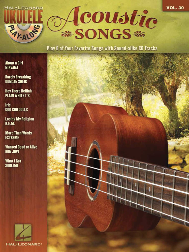 Acoustic Songs: Ukulele Play-Along Volume 30 - Book/CD