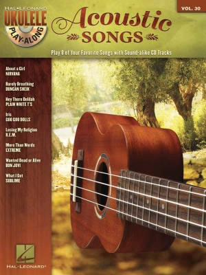 Hal Leonard - Acoustic Songs: Ukulele Play-Along Volume 30 - Book/CD