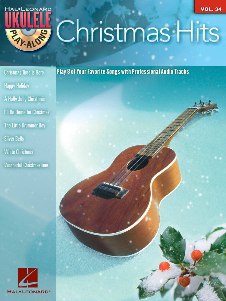 Christmas Hits: Ukulele Play-Along Series Volume 34 - Book/CD