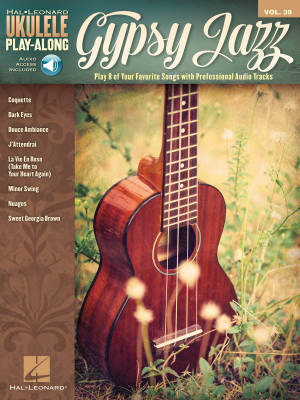 Hal Leonard - Gypsy Jazz: Ukulele Play-Along Volume 39 - Book/Audio Online