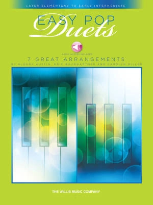 Hal Leonard - Easy Pop Duets - Miller/Baumgartner/Austin - Piano Duet (1 Piano, 4 Hands) - Book/Audio Online