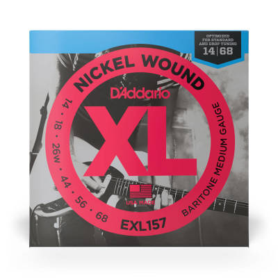 EXL157 Nickel Wound, Baritone Medium, 14-68