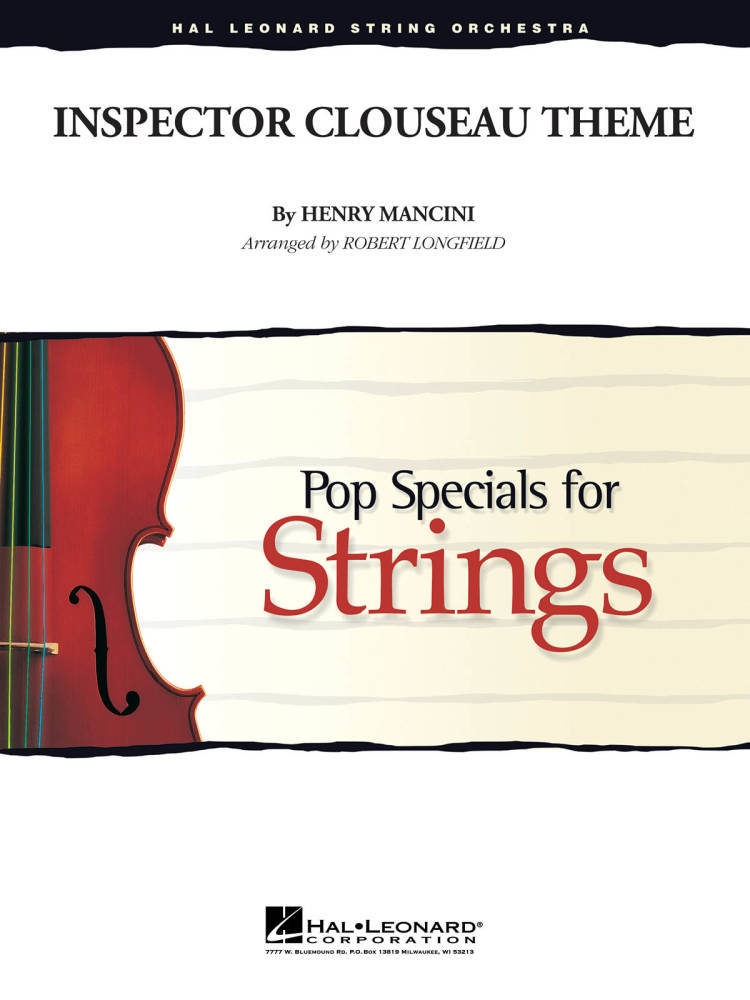 Inspector Clouseau Theme (from The Pink Panther Strikes Again) - Mancini/Longfield - String Orchestra - Gr. 3-4