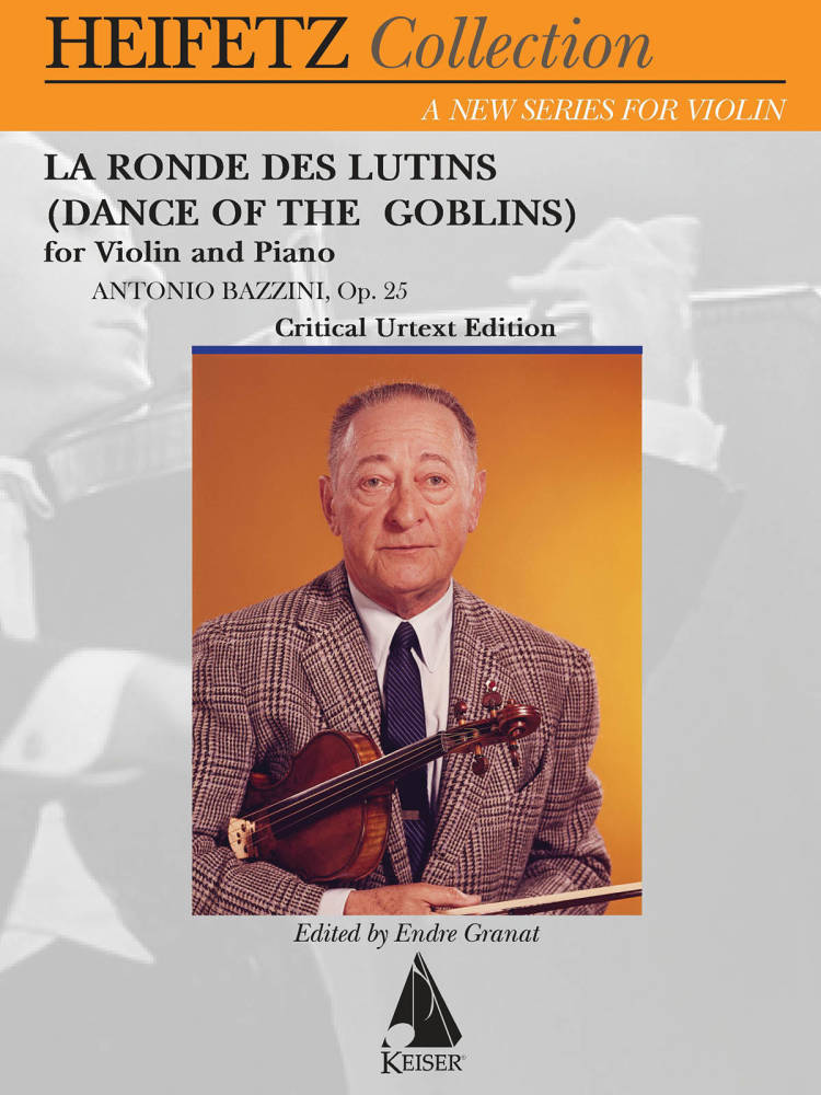 La Ronde Des Lutins (Dance of the Goblins) Op. 28 - Bazzini/Heifetz/Granat - Violin and Piano