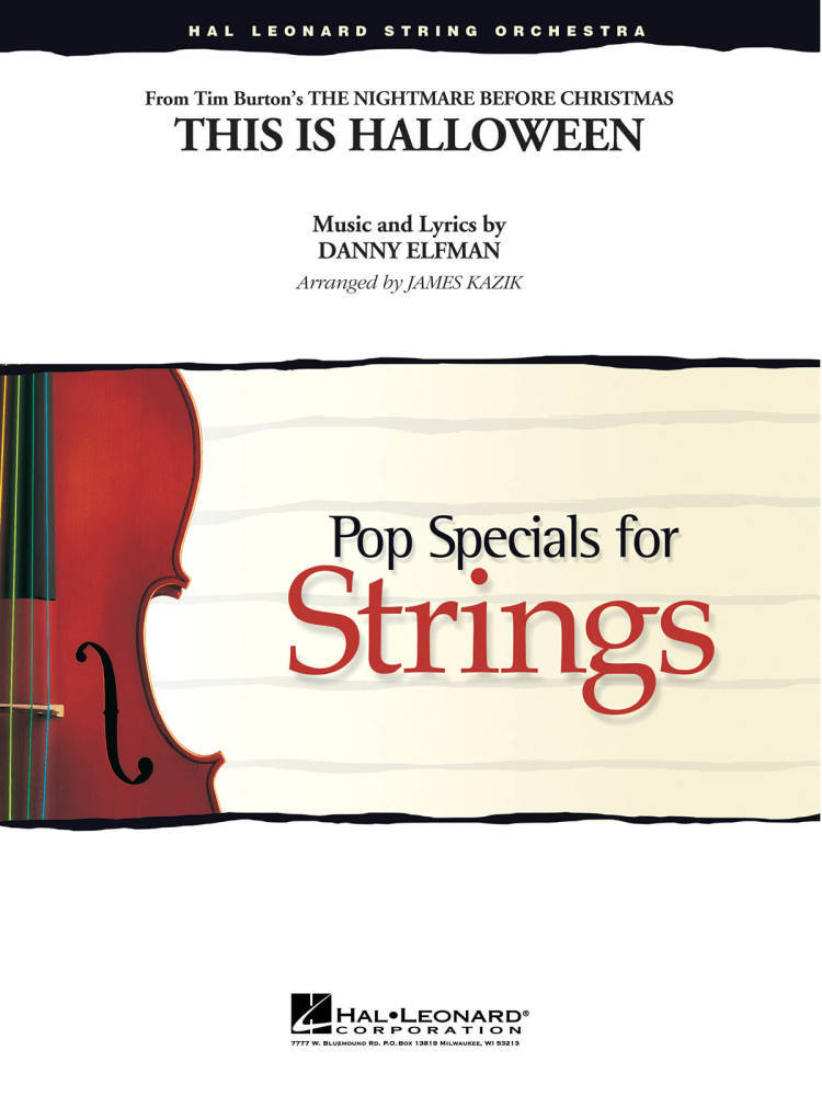 This Is Halloween - Elfman/Kazik - String Orchestra - Gr. 3-4