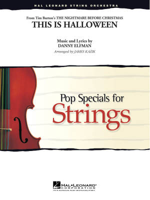Hal Leonard - This Is Halloween - Elfman/Kazik - String Orchestra - Gr. 3-4
