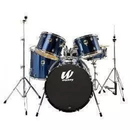 5-Piece Drum Kit with Hardware - Indigo Blue