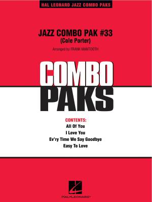 Hal Leonard - Jazz Combo Pak #33 (Cole Porter) - Mantooth - Jazz Combo/Audio Online - Gr. 3