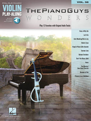 The Piano Guys - Wonders: Violin Play-Along Volume 58 - Book/Audio Online