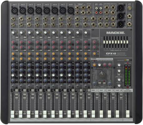 Mackie CFX12-MKII - 12 Channel Mixer With EMAC Effects