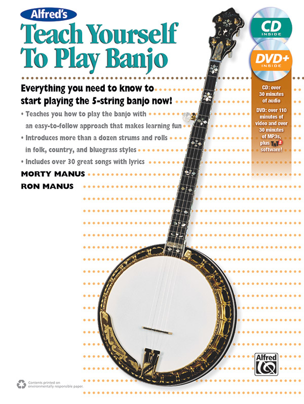 Alfred\'s Teach Yourself to Play Banjo - Manus/Manus - Book/CD/DVD
