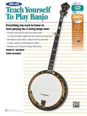 Alfred Publishing - Alfreds Teach Yourself to Play Banjo - Manus/Manus - Book/CD/DVD