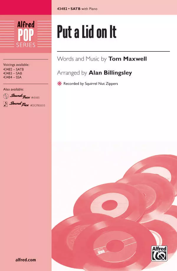 Put a Lid on It - Maxwell/Billingsley - SATB