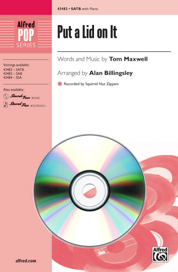Put a Lid on It - Maxwell/Billingsley - SoundTrax CD