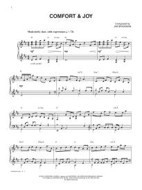 Comfort & Joy - Brickman - Piano - Sheet Music