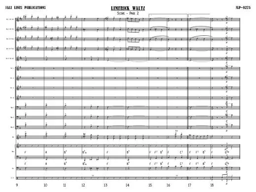 Limerick Waltz - Gibbs/Holman - Jazz Ensemble - Gr. Difficult