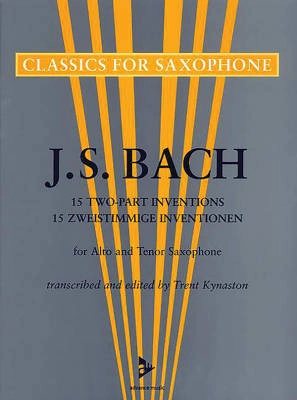 Advance Music - 15 Two-Part Inventions (15 Zweistimmige Inventionen) - Bach/Kynaston - Saxophone Duet (Alto & Tenor) - Book