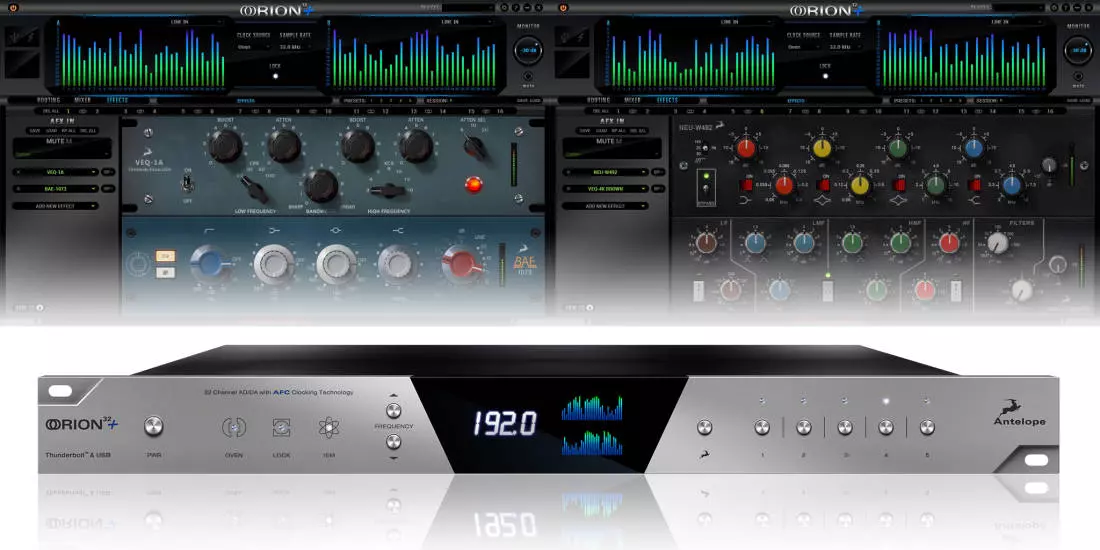 Orion 32+ 64-Channel Thunderbolt and USB AD/DA Converter