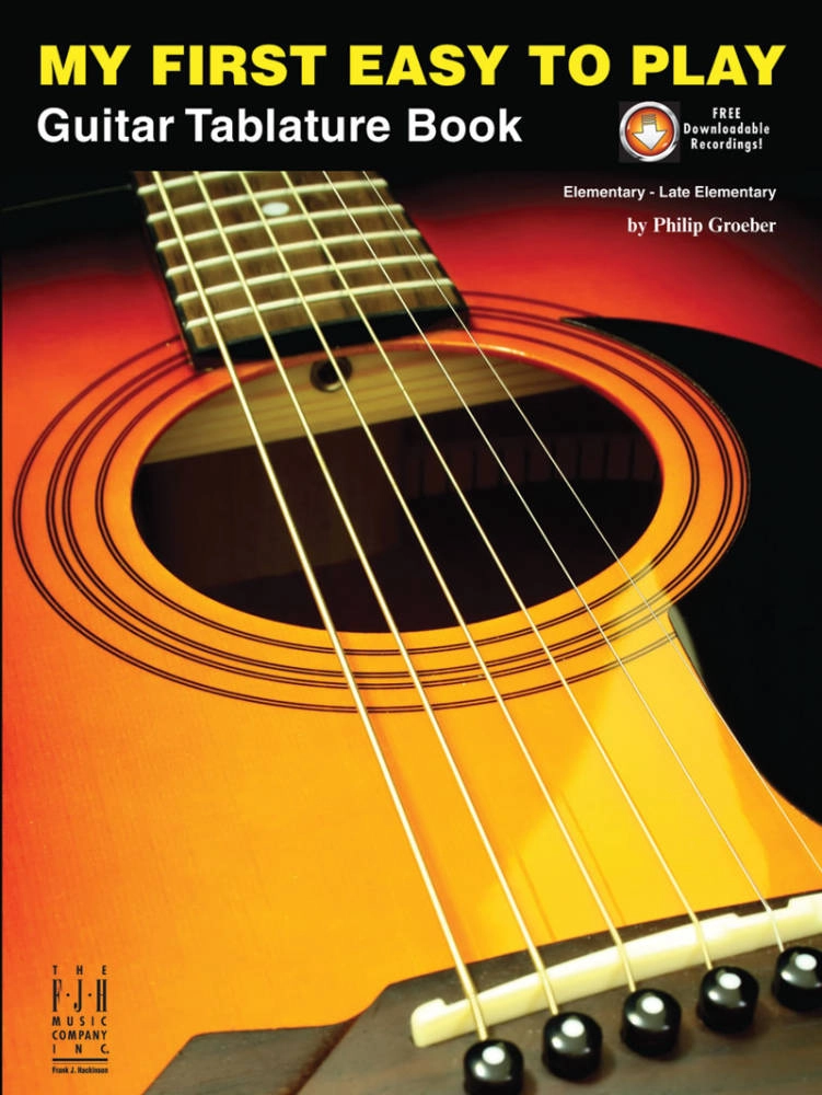 My First Easy To Play Guitar Tablature Book - Groeber - Book/Audio Online