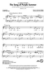 The Song of Purple Summer (from Spring Awakening) - Sater/Sheik/Brymer - SATB