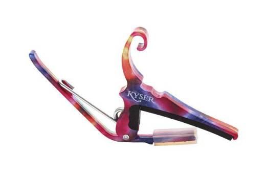 Quick-Change Capo for 6-String Acoustic Guitar - Tie-Dye
