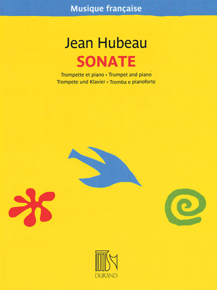 Sonata for Trumpet and Piano - Hubeau - Book