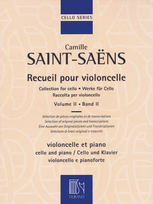 Collection for Cello Volume 2 - Saint-Seans - Cello/Piano - Book